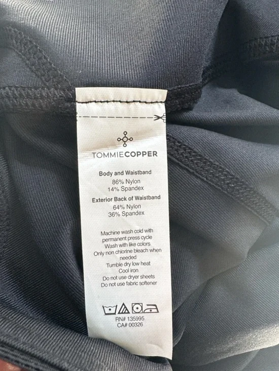 NWT Tommy Copper lower back support leggings - Picture 9 of 10
